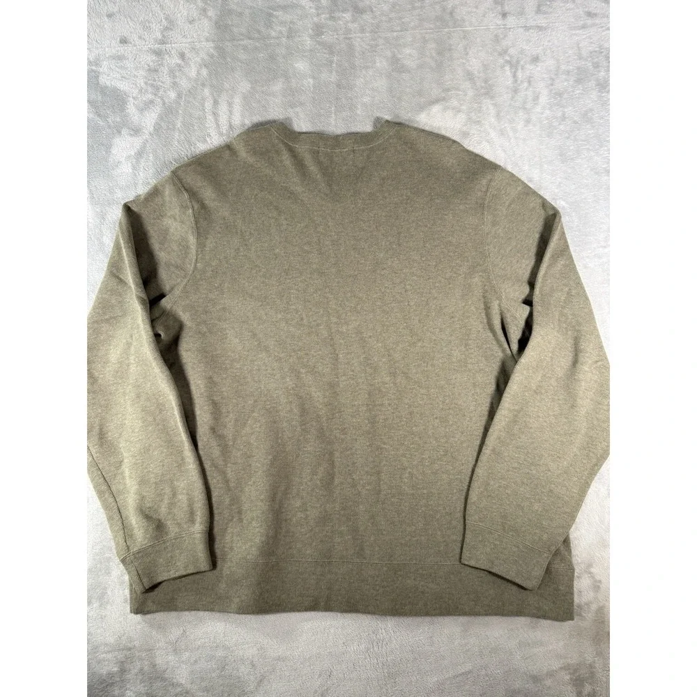 Polo Ralph Lauren Sweater Mens 2XL Brown V-Neck Pullover Pony
